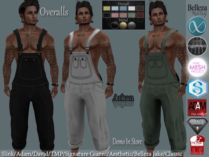 .::Arkan::. Overalls + Fitmesh #1
