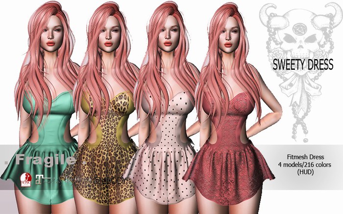 .Fragile. Sweety 4 models 60 colors maitreya slink belleza ebody