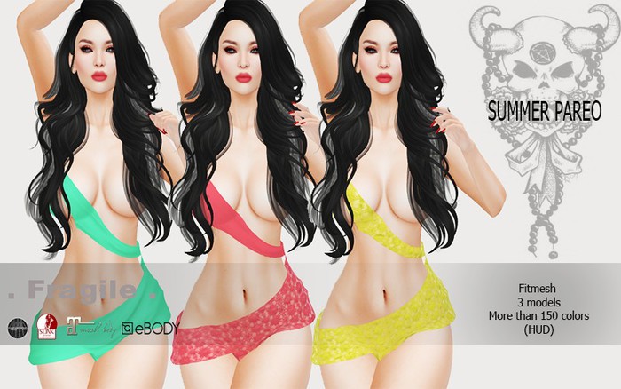 .Fragile.  MICRO WITH HEELS - 3 MODELS 50 COLORS / MAITREYA SLINK EBOD