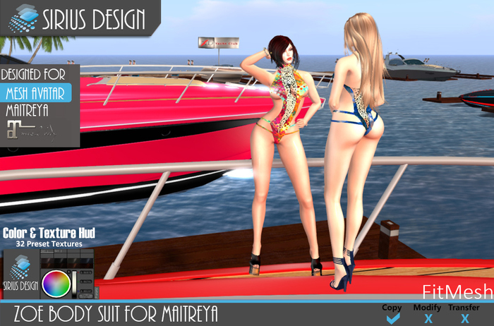 Sirius Design Zoe Fishnet Body Suit Boxed