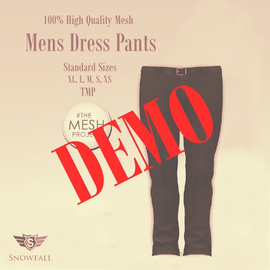 DEMO DRESS PANTS [BOXED]