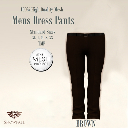 BROWN DRESS PANTS [BOXED]