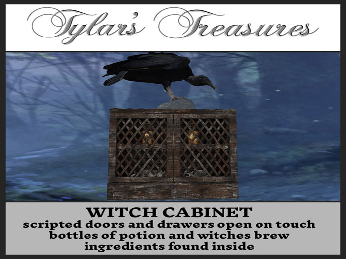 .:TT:.  WITCHES CABINET box