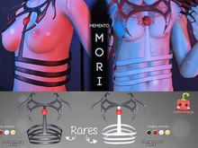 01[Cubic Cherry]{Ba'al} chestpiece black (maitreya)(BOX) RARE