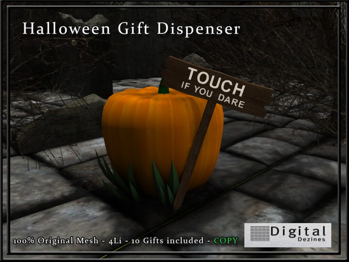 .::DD::.  Halloween Gift Dispenser