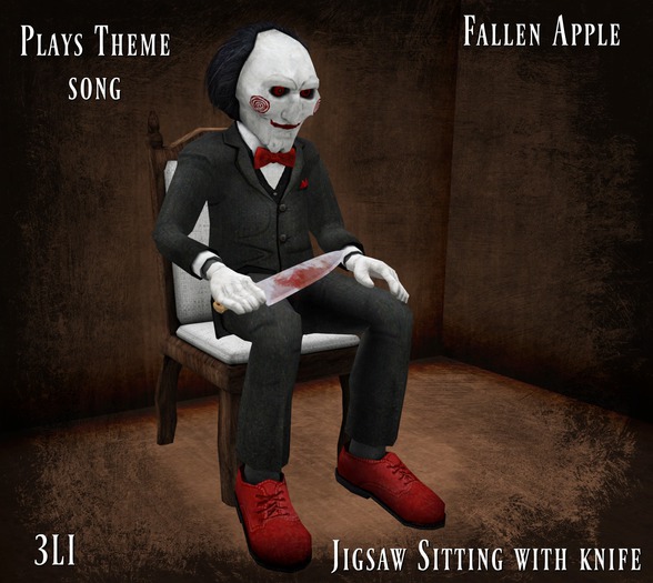 FA - JigSaw Sitting With Knife