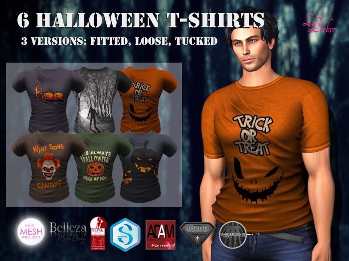 LL - Halloween T-Shirts BOXED