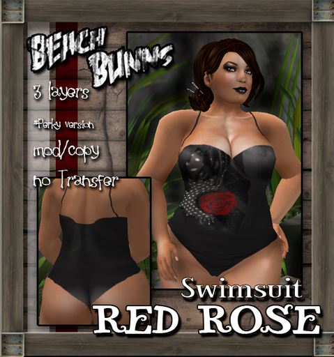 BB. Swimsuit (Red Rose)