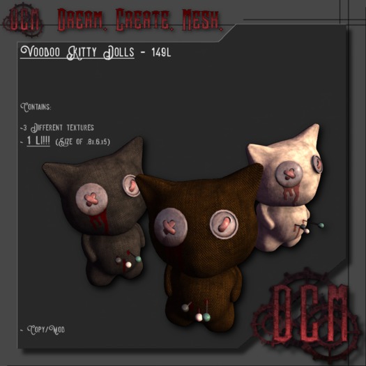 ~D.C.M~ Voodoo Kitty Dolls