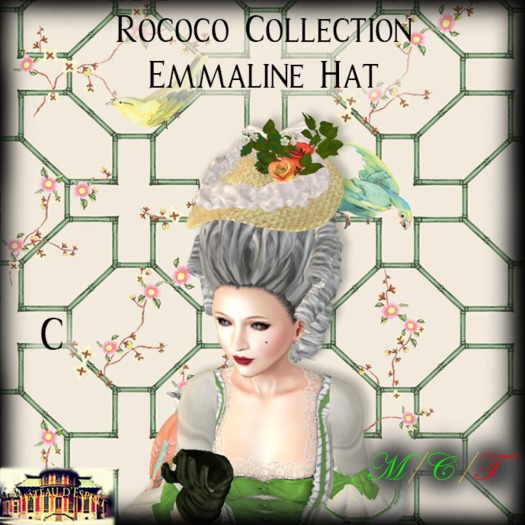 ~CdE~ Rococo Emmaline Hat C