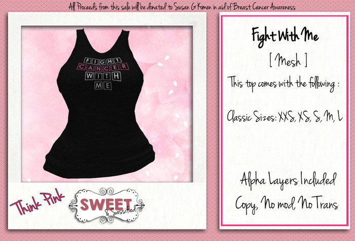 [SNS - Think Pink Pink Fight With Me (B)