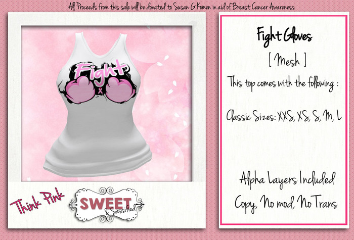 [SNS - Think Pink Fight Gloves (w)