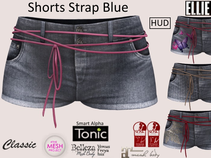 ELLIE Shorts Strap Blue