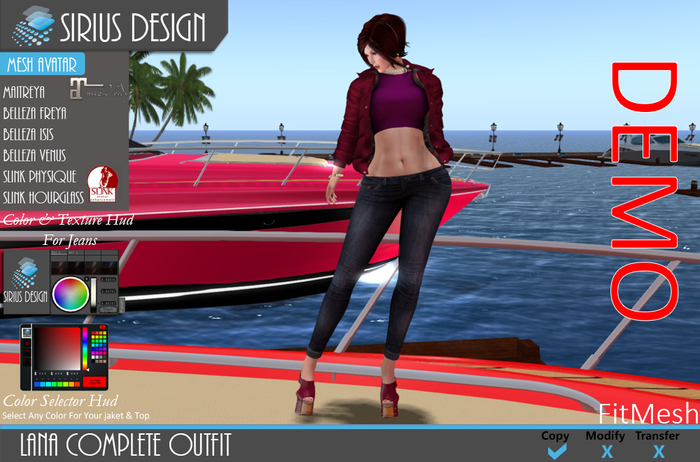 Sirius Design Lana Complete Outfit Boxed==DEMO==