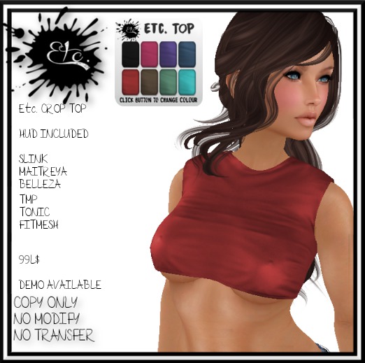 Etc. CARRIE CROP TOP