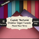 *Cupids Textures * 16 SHADOW EDGE TWEEDS