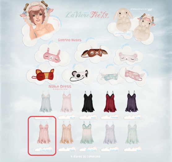 Tee*fy Aurora  Nightdress  Little Hearts 