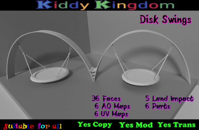 Second Life Marketplace - (KK) Disk Swings