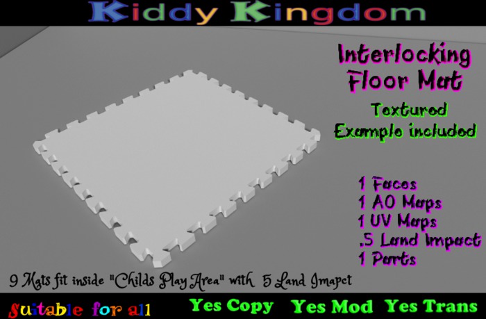 (KK) Interlocking Floor Mat