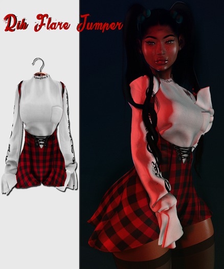 Jourda x Rih Flare Jumper Set LumberJack