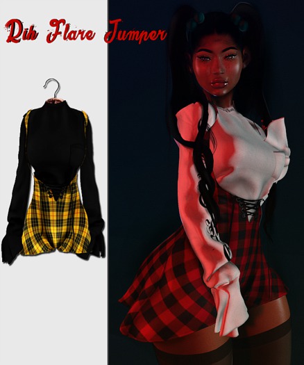 Jourda x Rih Flare Jumper Set Yellow