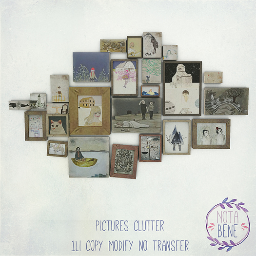[nota bene] pictures clutter
