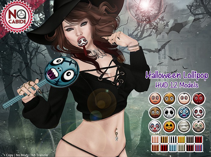 :: No Cabide :: Halloween Lollipop - HUD 12 Models
