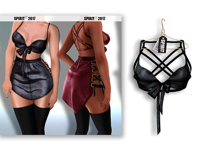 SPIRIT - Toni top [BLACK]