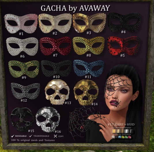 *AvaWay* CARNIVAL MASK #11