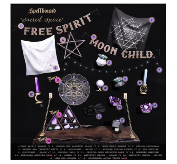 +Spellbound+ Crystal Grid - Metatron RARE