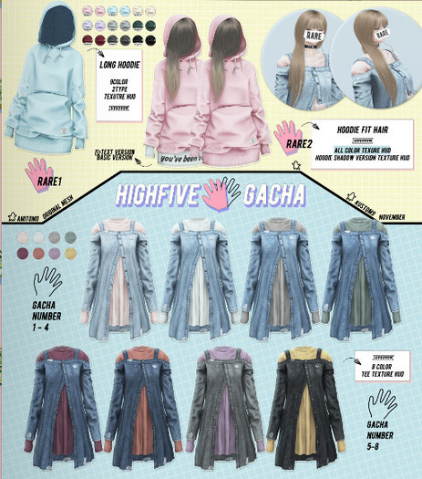 AMITOMO / Highfive GACHA / S /  4