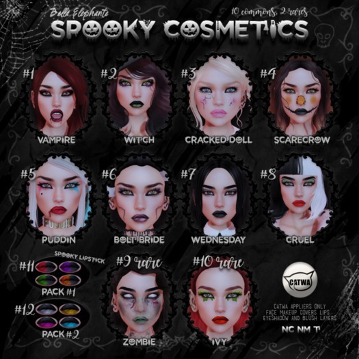 Bella Elephante - Spooky Cosmetics *Cracked Doll* #3