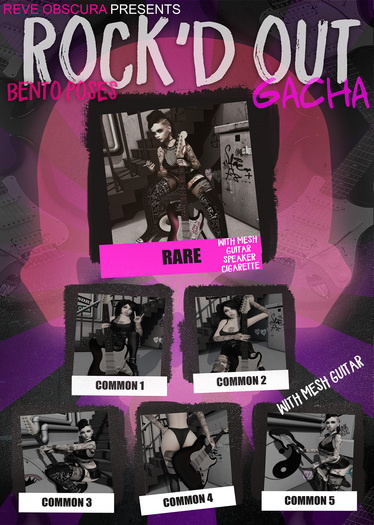 *!R.O!* Rock'd Out BENTO Pose 1 Common