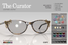 EarthStones Eye Glasses - The Curator - Leopard Jasper