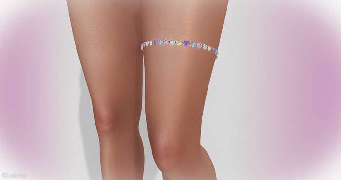 *.:Chilled :.* Candy Hearts Thigh Band
