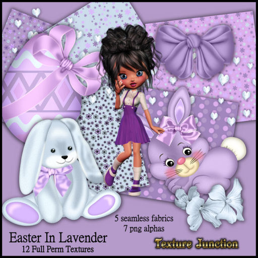 ~TJ~  Easter In Lavender Texture Set