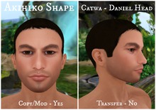!RSD! Akihiko shape, catwa Daniel head