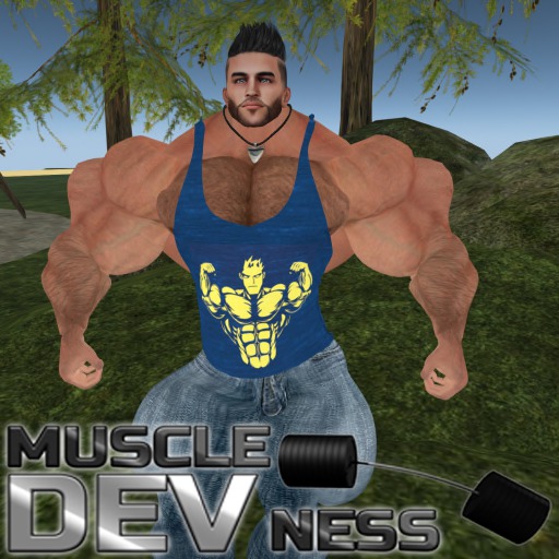 Blue Bodybuilder