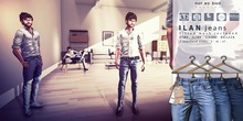 not so bad . mesh . ILAN denim jeans . 