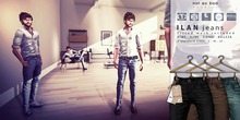 not so bad . mesh . ILAN denim jeans . 
