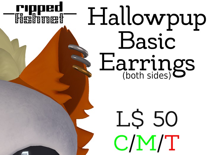 -RF- Hallowpup Basic Earrings