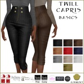 BM Twill Capris Basics