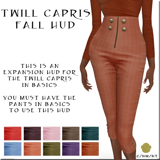 BM Twill Capris Fall HUD