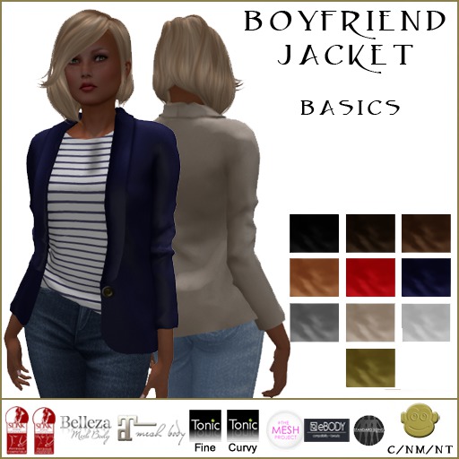 BM Boyfriend Jacket Basics DEMO