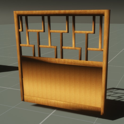 Japanese Styled Screen White Oak