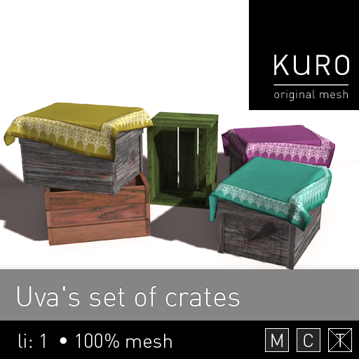 Kuro - Set of crates