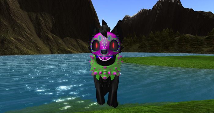 [Clearance!]Purple Sugar Skull Hallowpup Mod