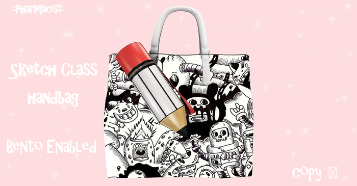 ::Pharmacist:: Sketch Class Handbag Bento