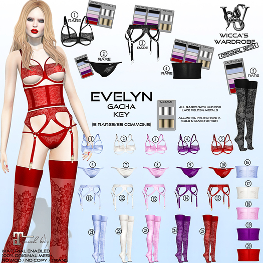 #7 Wicca's Wardrobe - Evelyn Thong [Ivory] [GACHA]