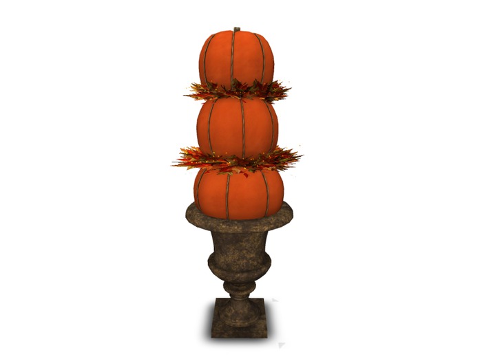 MSD - Roped Pumpkin Topiary (5 LI) C/M
